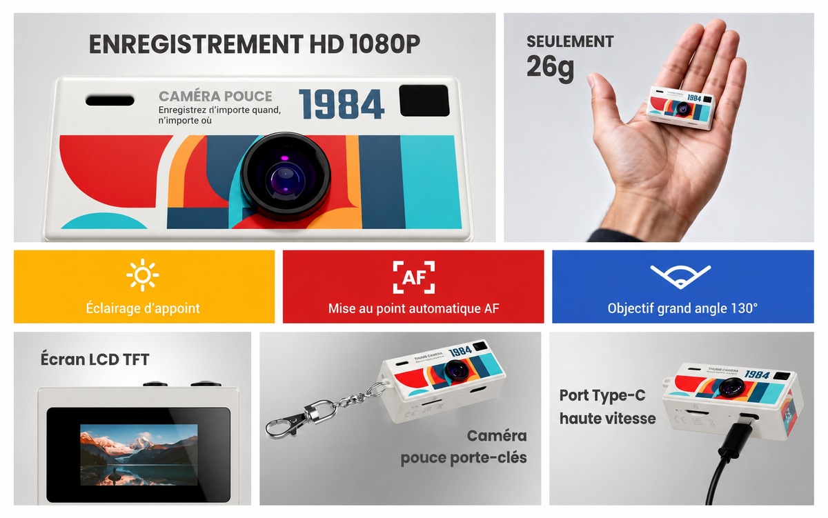 Une caméra. Un pack. Un clic.